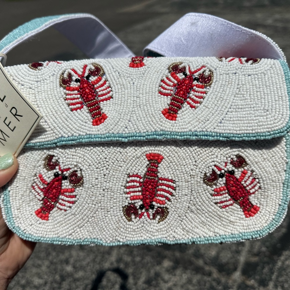 Beaded Lobster Design Shoulder Bag

Viral bag from TJMaxx- BNWT